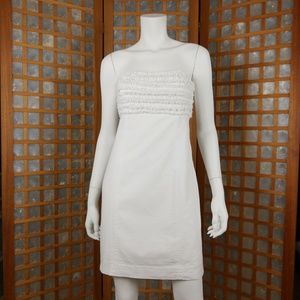 Lilly Pulitzer White Franco Strapless Dress Size 2